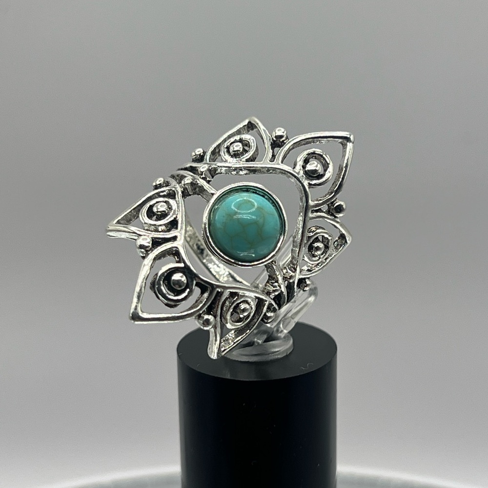 Brand New “Sleeping Beauty” Turquoise Silver Ring